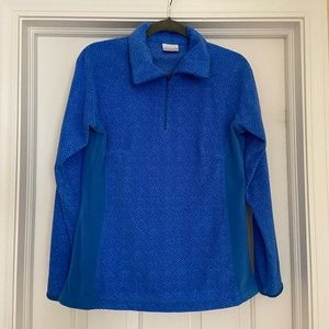 Blue Columbia Fleece Quarter Zip